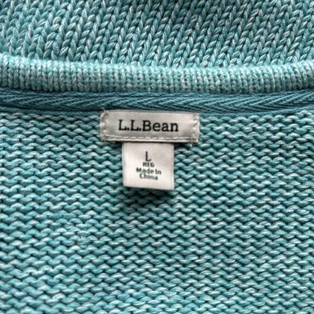 L.L. Bean Women’s Button Front Cardigan Sweater Size L - Picture 8 of 12